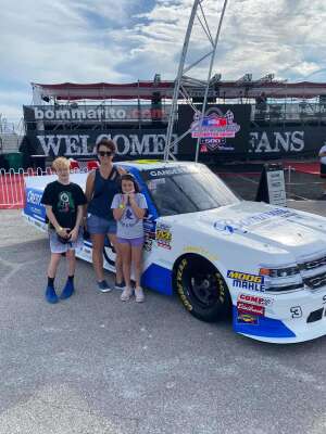 Jamie R attended The Gateway 200 Powered by Ck Power NASCAR Truck Series and the Bommarito Automotive Group 500 Indycar Race - Auto Racing on Aug 30th 2020 via VetTix 