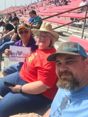 Mike Harris  attended The Gateway 200 Powered by Ck Power NASCAR Truck Series and the Bommarito Automotive Group 500 Indycar Race - Auto Racing on Aug 30th 2020 via VetTix 
