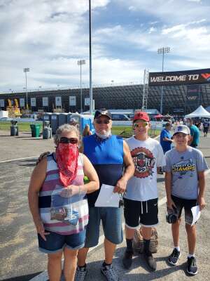 Ronald Blue  attended The Gateway 200 Powered by Ck Power NASCAR Truck Series and the Bommarito Automotive Group 500 Indycar Race - Auto Racing on Aug 30th 2020 via VetTix 
