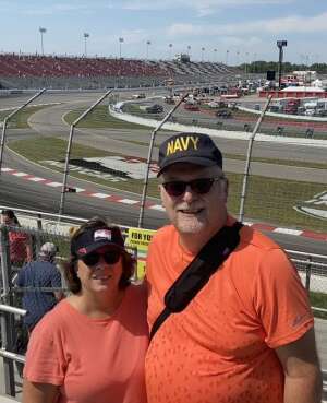 Chuck attended The Gateway 200 Powered by Ck Power NASCAR Truck Series and the Bommarito Automotive Group 500 Indycar Race - Auto Racing on Aug 30th 2020 via VetTix 