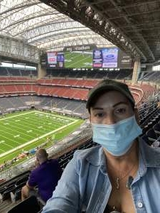JAW attended Houston Texans vs. Minnesota Vikings - NFL on Oct 4th 2020 via VetTix 