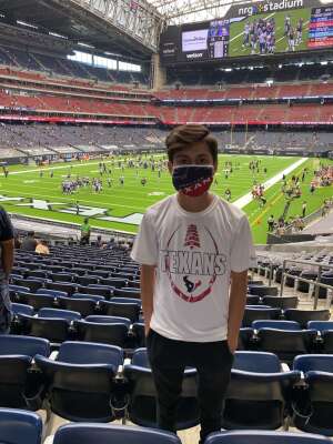 Sonny attended Houston Texans vs. Minnesota Vikings - NFL on Oct 4th 2020 via VetTix 