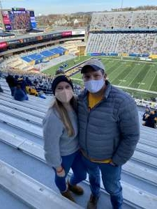 Joshua and Amy attended West Virginia University Mountaineers vs. TCU on Nov 14th 2020 via VetTix 