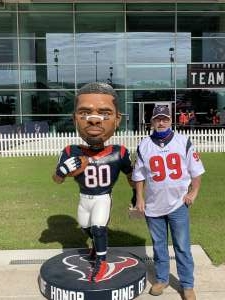 Dom attended Houston Texans vs. New England Patriots - NFL on Nov 22nd 2020 via VetTix 