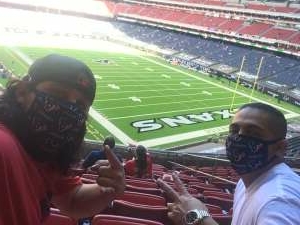 Chris attended Houston Texans vs. New England Patriots - NFL on Nov 22nd 2020 via VetTix 
