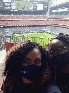 Kheresa attended Houston Texans vs. New England Patriots - NFL on Nov 22nd 2020 via VetTix 
