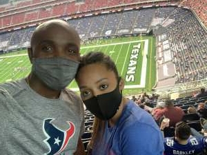 DK attended Houston Texans vs. New England Patriots - NFL on Nov 22nd 2020 via VetTix 