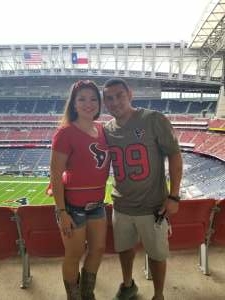 Liz attended Houston Texans vs. New England Patriots - NFL on Nov 22nd 2020 via VetTix 