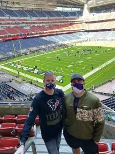 Clint Pollock attended Houston Texans vs. New England Patriots - NFL on Nov 22nd 2020 via VetTix 
