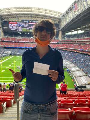 Tom attended Houston Texans vs. New England Patriots - NFL on Nov 22nd 2020 via VetTix 