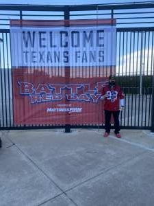 Jonathan Ramos attended Houston Texans vs. Indianapolis Colts - NFL on Dec 6th 2020 via VetTix 