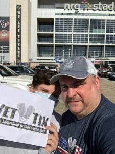 Rick attended Houston Texans vs. Indianapolis Colts - NFL on Dec 6th 2020 via VetTix 