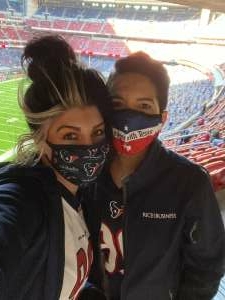 Casey attended Houston Texans vs. Indianapolis Colts - NFL on Dec 6th 2020 via VetTix 