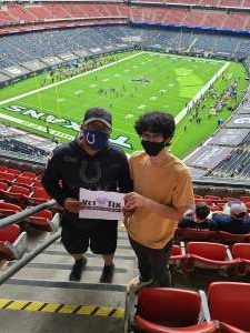 Bryan Oseguera attended Houston Texans vs. Cincinnati Bengals - NFL on Dec 27th 2020 via VetTix 