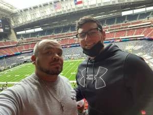 Juan attended Houston Texans vs. Cincinnati Bengals - NFL on Dec 27th 2020 via VetTix 