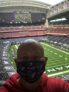 Darryl Anderson attended Houston Texans vs. Cincinnati Bengals - NFL on Dec 27th 2020 via VetTix 