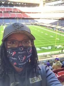 SSgt Nagina Stoddart attended Houston Texans vs. Tennessee Titans - NFL on Jan 3rd 2021 via VetTix 