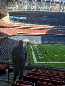 Terry attended Houston Texans vs. Tennessee Titans - NFL on Jan 3rd 2021 via VetTix 