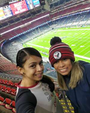 Violeta Nunez  attended Houston Texans vs. Tennessee Titans - NFL on Jan 3rd 2021 via VetTix 