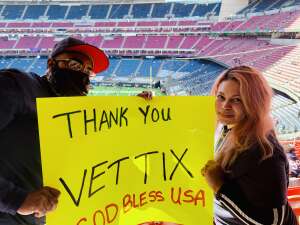 Ram attended Houston Texans vs. Tennessee Titans - NFL on Jan 3rd 2021 via VetTix 