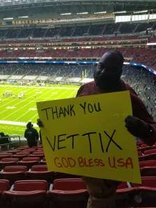 Todd Bennett attended Houston Texans vs. Tennessee Titans - NFL on Jan 3rd 2021 via VetTix 