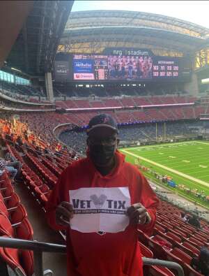William attended Houston Texans vs. Tennessee Titans - NFL on Jan 3rd 2021 via VetTix 