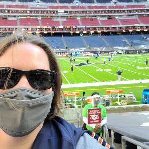 Kristin  attended Houston Texans vs. Tennessee Titans - NFL on Jan 3rd 2021 via VetTix 