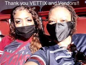 Denicia attended Houston Texans vs. Tennessee Titans - NFL on Jan 3rd 2021 via VetTix 