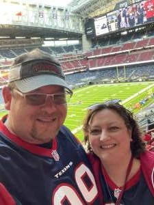 Amber Martin attended Houston Texans vs. Tennessee Titans - NFL on Jan 3rd 2021 via VetTix 