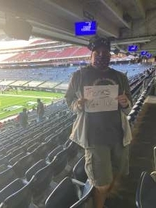 Tony L attended Houston Texans vs. Tennessee Titans - NFL on Jan 3rd 2021 via VetTix 