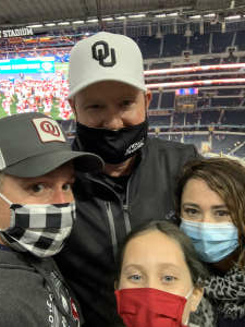 Thank You for an Awesome Experience  attended Goodyear Cotton Bowl Classic - Florida vs. Oklahoma - NCAA Football on Dec 30th 2020 via VetTix 