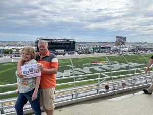 Butch and Brenda USAF Ret attended Beef It's Whats for Dinner 300 - NASCAR Xfinity Series on Feb 13th 2021 via VetTix 