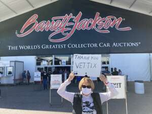 Sharon  attended Barrett-jackson 2021 Scottsdale Auction on Mar 20th 2021 via VetTix 