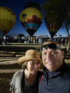 Ruben attended Arizona Balloon Classic on Apr 30th 2021 via VetTix 
