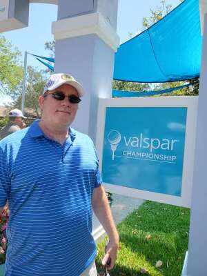 Dan attended 2021 Valspar Championship - PGA on Apr 30th 2021 via VetTix 