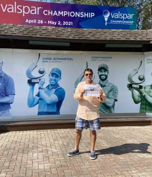 Adam attended 2021 Valspar Championship - PGA on May 1st 2021 via VetTix 
