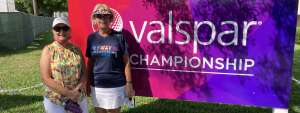 Maureen Lowery attended 2021 Valspar Championship - PGA on May 1st 2021 via VetTix 