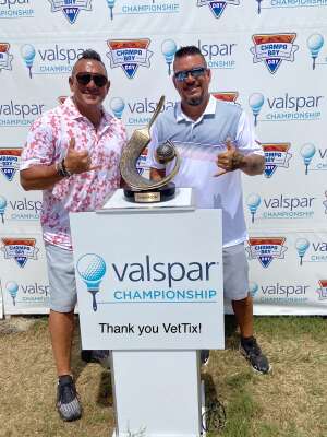 MGySgt Christopher Nuncio attended 2021 Valspar Championship - PGA on May 2nd 2021 via VetTix 