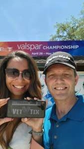 Eric attended 2021 Valspar Championship - PGA on May 2nd 2021 via VetTix 