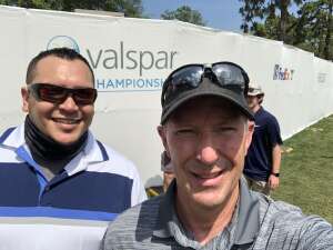JohnK attended 2021 Valspar Championship - PGA on May 2nd 2021 via VetTix 