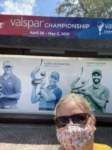 Tamara attended 2021 Valspar Championship - PGA on Apr 29th 2021 via VetTix 