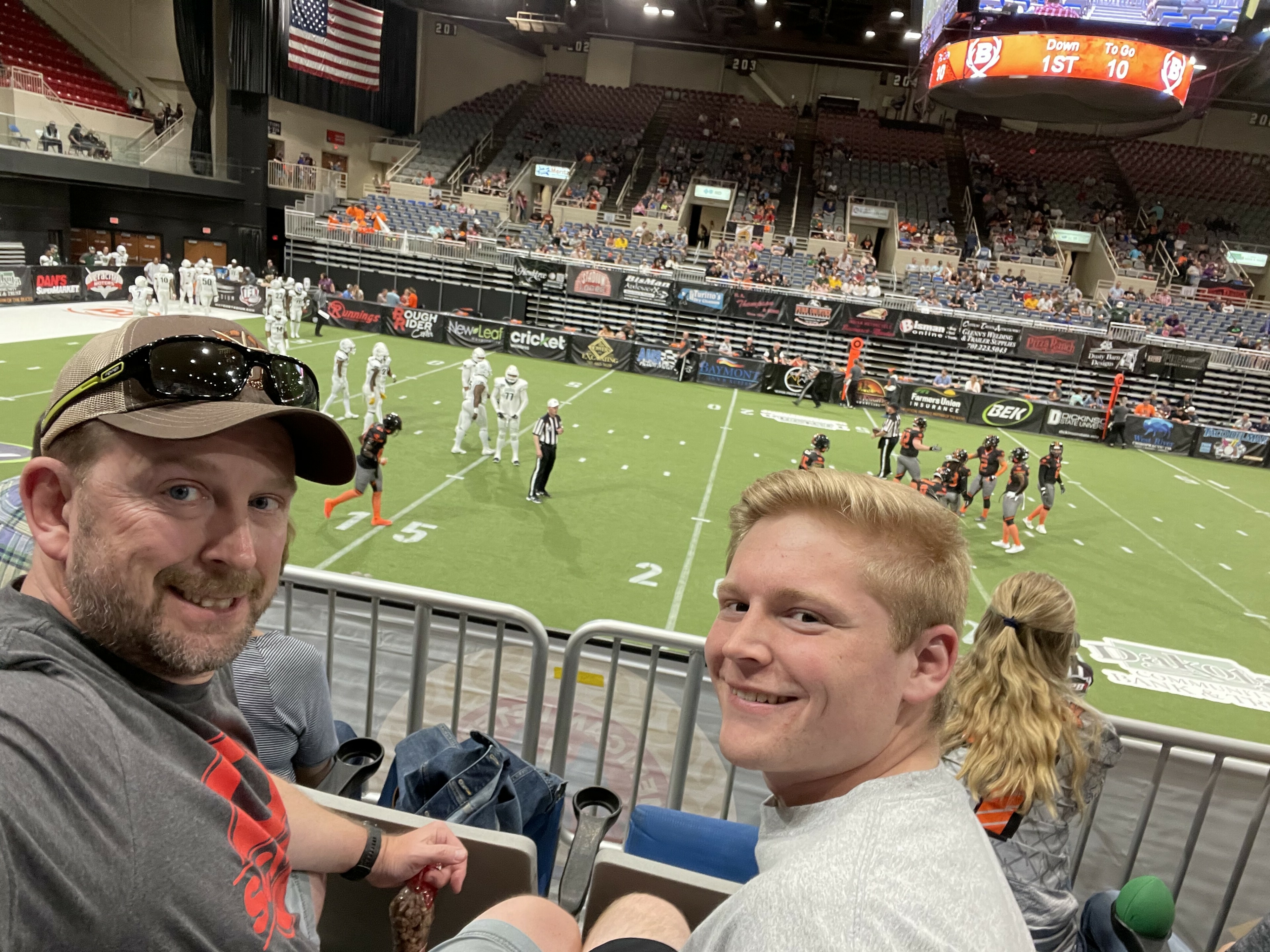 Game 1, Bismarck Bucks at Green Bay Blizzard