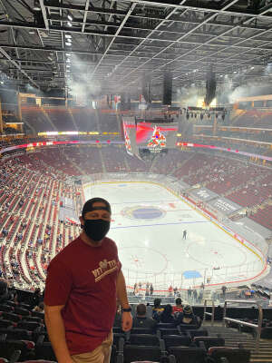 Zack attended Arizona Coyotes vs. Vegas Golden Knights - NHL on Apr 30th 2021 via VetTix 