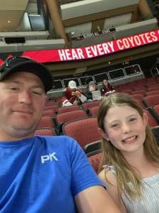 Justin  attended Arizona Coyotes vs. Vegas Golden Knights - NHL on May 1st 2021 via VetTix 