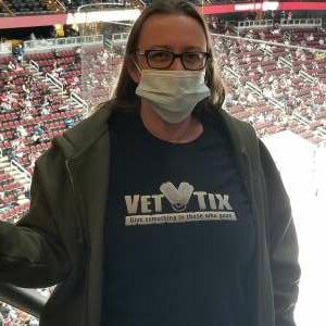 Lindsay attended Arizona Coyotes vs. Los Angeles Kings (correction ) - NHL on May 5th 2021 via VetTix 