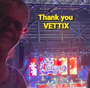 Margaret  attended An Evening With Chicago and Their Greatest Hits on Jul 2nd 2021 via VetTix 