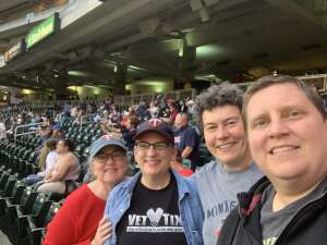 Carol Jacobson attended Minnesota Twins vs. White Sox - MLB on May 18th 2021 via VetTix 