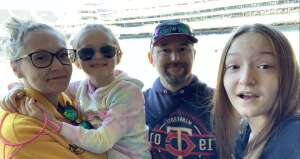 The Jacobs Family attended Minnesota Twins vs. Kansas City Royals - MLB on May 29th 2021 via VetTix 