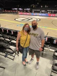 BFX attended Brooklyn Nets vs. Boston Celtics - NBA - First Round Playoffs! ** Vaccinated Fan Section Only ** on May 22nd 2021 via VetTix 