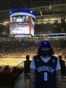 Alexander Nuñez  attended Brooklyn Nets vs. Boston Celtics - NBA - First Round Playoffs! ** Vaccinated Fan Section Only ** on May 22nd 2021 via VetTix 